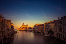 Atardecer desde el puente de la Academia, Venecia